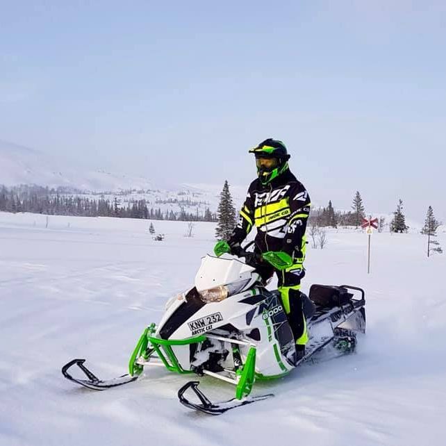 Me on Arctic Cat M8000